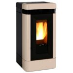 Extraflame - po�le � granules c�ramique canalisable lucia plus 13 kw blanc