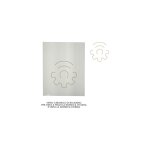 Extraflame - vitre ce'ramique de remplacement pour poele a' pellets la nordica viviana dorina