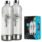 Extralink smart life 2 bouteilles pet de 1l pour machine  eau gazeuse de, compatible avec extralink ...