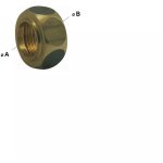 Ecrou pour collet battu sans joint fibre � a: 3 / 8'' x � b: 12. 2mm