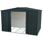 Ezooza abri de jardin en m�tal top shed 322 x 243 x 209 cm gris anthracite