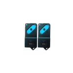 Tm1 433 ds - lot de 2 tlcommandes pour portails et porte de garage  1 bouton - 433, 92 mhz - code ...