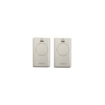 Xt4 868 mhz blanche (réf. 787010) - lot de 2 télécommandes 4 boutons pour portails et porte de garage ... Xt4 868 mhz blanche (réf. 787010) - lot de 2 télécommandes 4 boutons pour portails et porte de garage ...