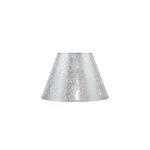 Abat - jour lourdes conique argent 15dx8dx12h clamp