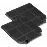 Lot de 2 filtres 267x237x16 mm (5403008, c00384658) hotte aeg, airforce, airlux, ariston hotpoint, arthur ...