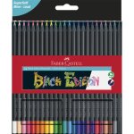 Faber castell - crayons de couleur fc - 116424 black edition dans un �tui 24 pi�ces