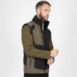 Fabio gilet sans manches de travail 1064 noir , kaki 3xl
