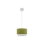 Fabrilamp - trazos pendentif 1xe27 vert 30d