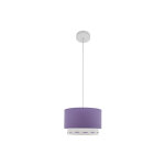 Fabrilamp - trazos suspension 1xe27 lilas regx30x30 cm