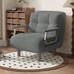 Fabulcozy chauffeuse canap� - lit fauteuil convertible 1 place - grand confort d�montable avec coussin, ...