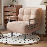 Fabulcozy chauffeuse canap� - lit fauteuil convertible 1 place - grand confort d�montable avec coussin, ...