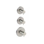 Cristina ondyna - faade externe mitigeur thermostatique rond inox xx77228