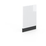 Faade fame - line, blanc haute brillance, 45 cm sans plan de travail vicco