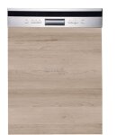 Fa�ade pour lave - vaisselle semi - int�grable eco chene naturel l 60 cm