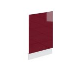 Faade r - line, rouge bordeaux haute brillance, 45 cm sans plan de travail, vicco