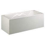 Aquarine - habillage stratifi� blanc pour baignoire 1m60.