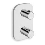 Facade thermostatique douche encastr� new day chrom� (1 sortie) cristina ondyna xe85151