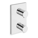 Cristina ondyna - facade thermostatique douche encastr� triverde chrom� (2 sorties) xt85251