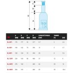 Facom - cric bouteille 117mm ( prix pour 1 )