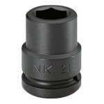 Douille impact 3 / 4'' 6 pans mtriques 23mm longueur 50mm facom nk. 23a