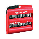 Facom jeu 28 embouts de vissage plat, cruciforme ph pz, 6 pans, torx
