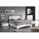 Fadily - chambre 160x200cm avec commode et chevets