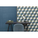 Fa�ence - liv�in - colonial blue - 27x42 brick