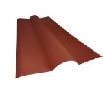 Faîtière bitumée pour toiture ondulée l 1 m / l 44 cm - coloris - rouge, epaisseur - 0. 1cm, largeur ... Faîtière bitumée pour toiture ondulée l 1 m / l 44 cm - coloris - rouge, epaisseur - 0. 1cm, largeur ...
