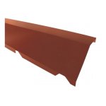 Mccover - faiti�re crant�e sur mur pour bac acier 1045 - l 2100mm - coloris - rouge 8012, hauteur - 170 ...