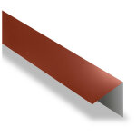 Yousteel - fatire simple  rabat universelle coloris: rouge tuile ral 8012 - dimension: 2100 mm longueur ...