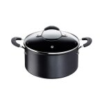 Faitout anti - adh�sif 24cm avec couvercle lagostina 012165031224