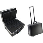 Famex - valise rigide avec 2 roulettes et poign�e t�lescopique - malette � outils vide 600 - l