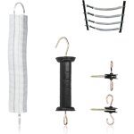Farming kit poign�e et ressort portillon, poign�es de portail isol�es pour cl�ture �lectrique ensemble ...