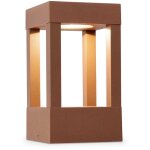 Faro agra borne ext�rieure 20cm marron clair 2700k ip55