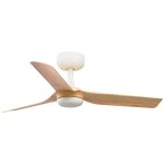 Faro barcelona - faro mini punt petit ventilateur de plafond à 3 pales, blanc mat, érable, système wiz ... Faro barcelona - faro mini punt petit ventilateur de plafond à 3 pales, blanc mat, érable, système wiz ...