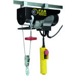 Fartools ? palan �lectrique 500w ? charge max 250kg ? c�ble 12m pour levage en hauteur ? vitesse 8m / ...