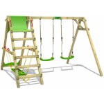 Fatmoose - portique balançoire aire de jeux jollyjade avec portique bois pour enfants - pommevert Fatmoose - portique balançoire aire de jeux jollyjade avec portique bois pour enfants - pommevert