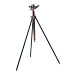 Arroseur canon tout laiton sur tr�pied acier, entr�e 20x27 , r�glable de 20� � 360�, arrosage de 400m� ...