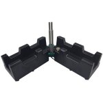 Fausse equerre et boite à onglets - produit 2 en 1 pour des plinthes précises - angles de 85 à 180° Fausse equerre et boite à onglets - produit 2 en 1 pour des plinthes précises - angles de 85 à 180°