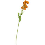Fausse fleur artificielle d�corative orange et jaune pour salon, mariage et d�coration int�rieure