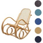 Fauteuil à bascule m41, fauteuil pivotant fauteuil tv, rotin en bois massif - aspect chêne Fauteuil à bascule m41, fauteuil pivotant fauteuil tv, rotin en bois massif - aspect chêne