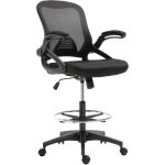 Homcom - fauteuil de bureau assise haute r�glable - dim. 64l x 60l x 106 - 126h cm - pivotant 360� - ...