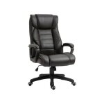 Mh - fauteuil de bureau massant mason noir