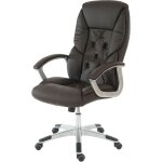 Mendler - fauteuil de bureau pro l42 xxl, charge 150kg, similicuir - marron Mendler - fauteuil de bureau pro l42 xxl, charge 150kg, similicuir - marron
