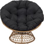 The home deco factory ? fauteuil de jardin cancun ? structure en acier ? tissage en poly�thyl�ne ? coussin ...