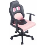 Décoshop26 - fauteuil chaise de bureau pour enfant en synthétique rose hauteur réglable bur10185 Décoshop26 - fauteuil chaise de bureau pour enfant en synthétique rose hauteur réglable bur10185
