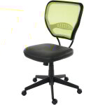 Mendler - fauteuil / chaise de bureau seattle, charge 150kg, similicuir - vert, sans accoudoirs Mendler - fauteuil / chaise de bureau seattle, charge 150kg, similicuir - vert, sans accoudoirs