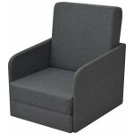 Helloshop26 - fauteuil chaise sige lounge design club sofa salon ' convertible 595 x 72 x 725 cm tissu ...