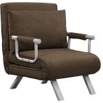 Fauteuil chauffeuse canapé - lit convertible 1 place déhoussable grand confort coussin pieds accoudoirs ... Fauteuil chauffeuse canapé - lit convertible 1 place déhoussable grand confort coussin pieds accoudoirs ...