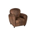 Atmosphera - fauteuil club marron stanis Atmosphera - fauteuil club marron stanis